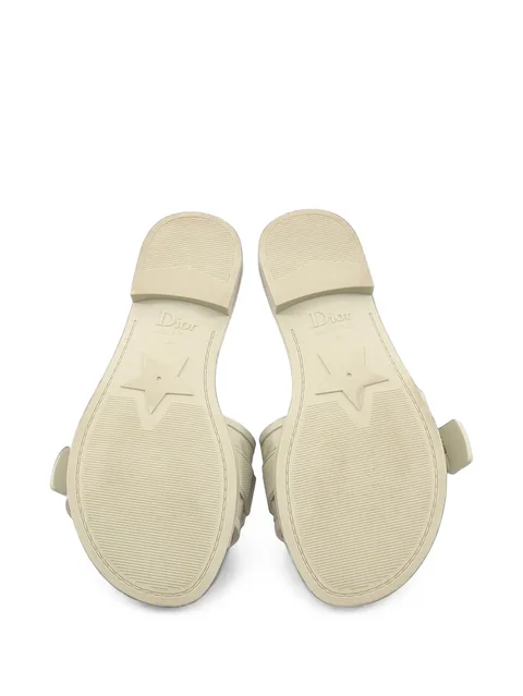 2010s Diorivolution flat sandals