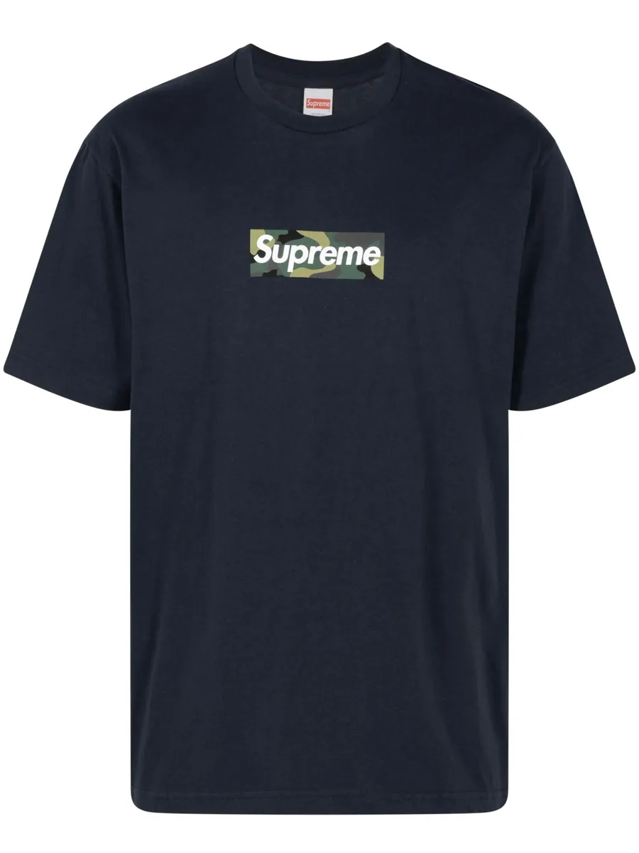 box logo cotton T-shirt 2
