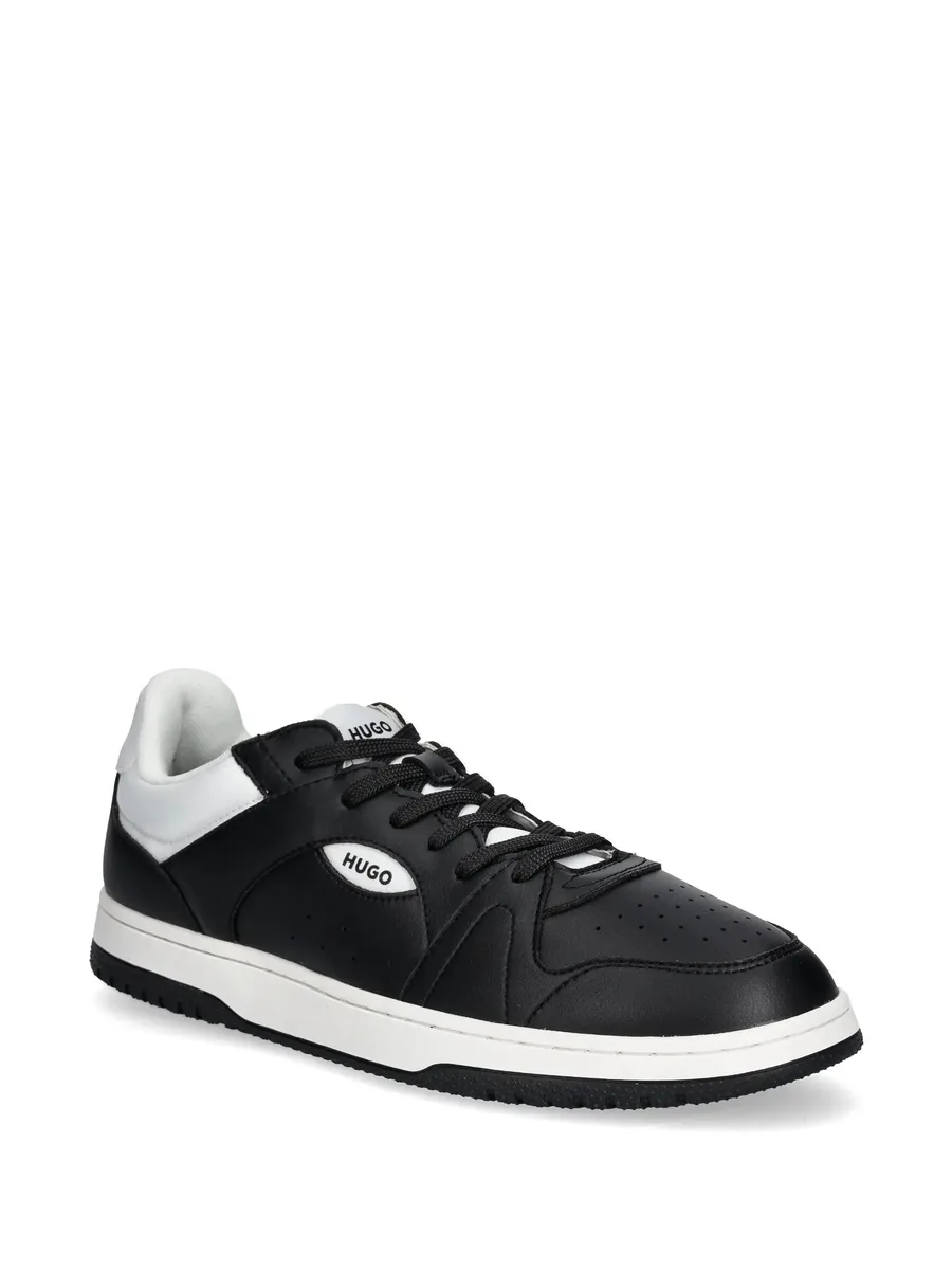 faux-leather sneakers 4