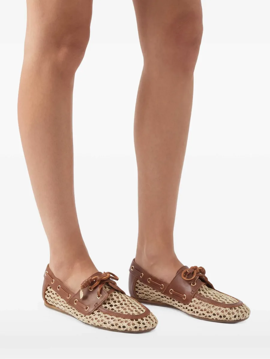 Plaria lace-up boat shoes 3