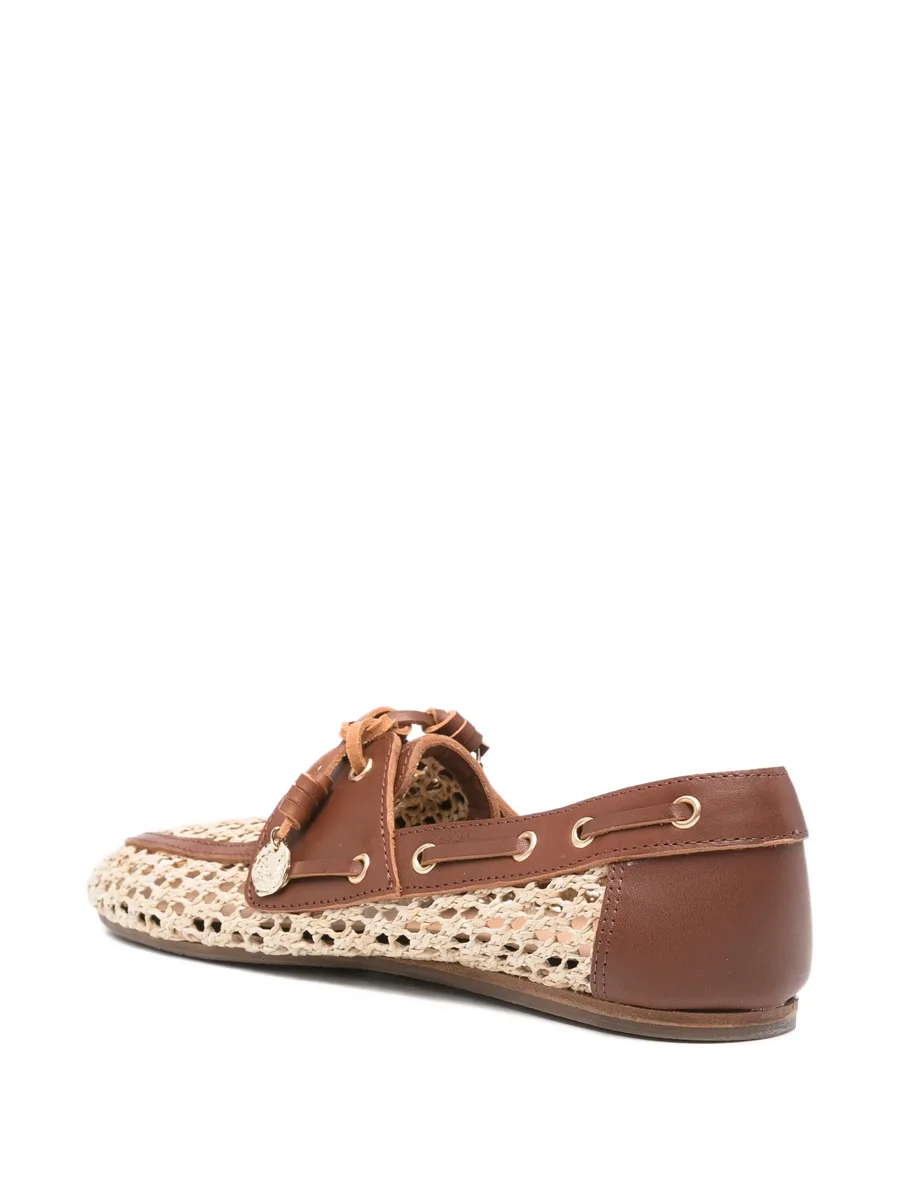 Plaria lace-up boat shoes 8