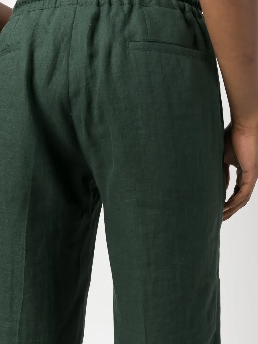 linen Bermuda shorts 9