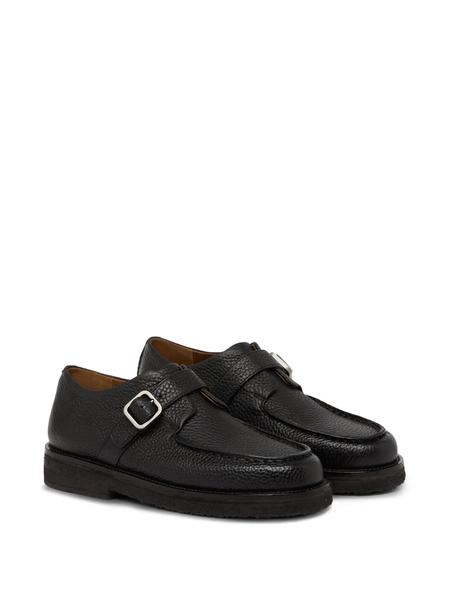 buckled pebbled loafers 3
