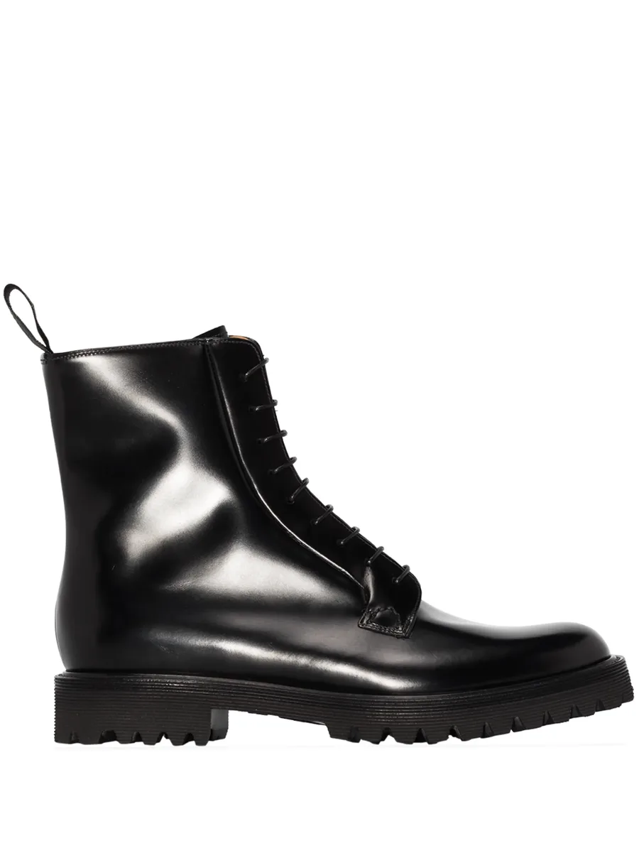 Alexandra flat combat boots 1