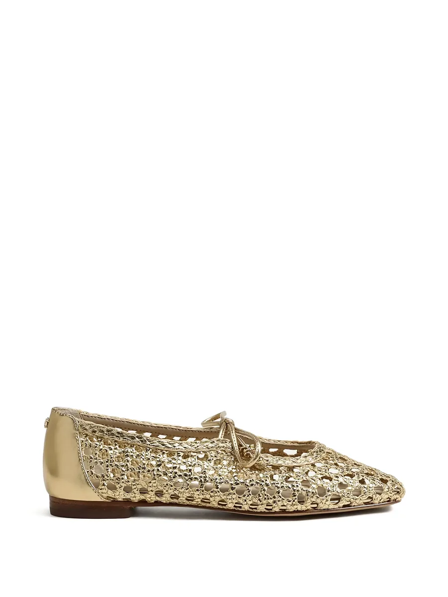 Marcie woven tie ballet flats 2
