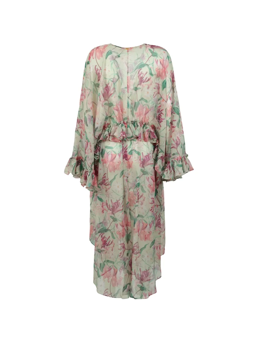 Honey Flower ruffled robe 3