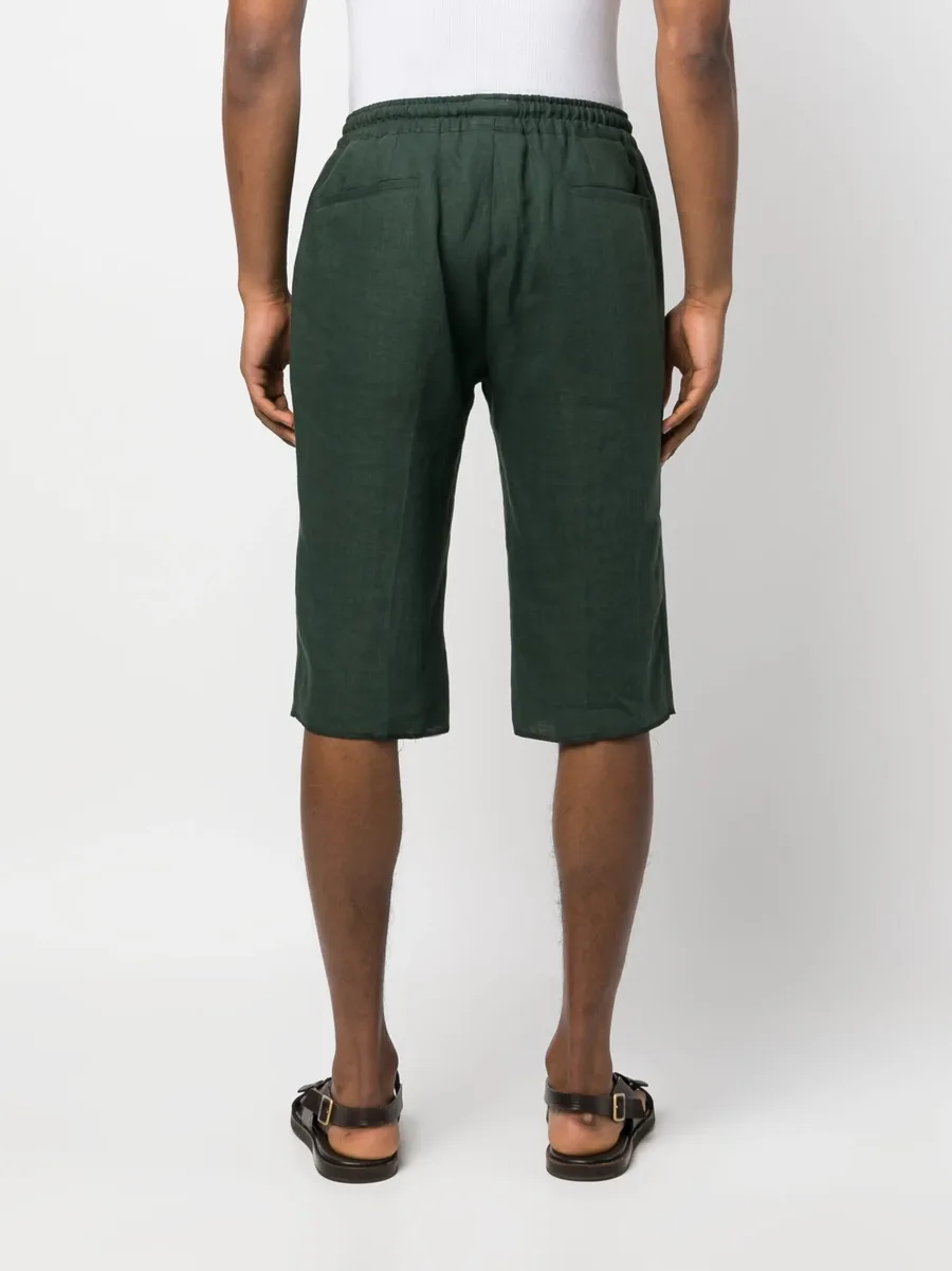 linen Bermuda shorts 7