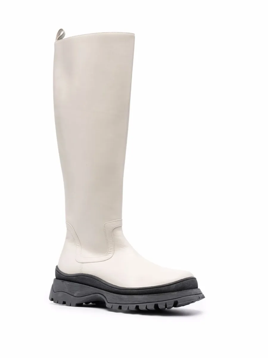 side zip leather boots 3