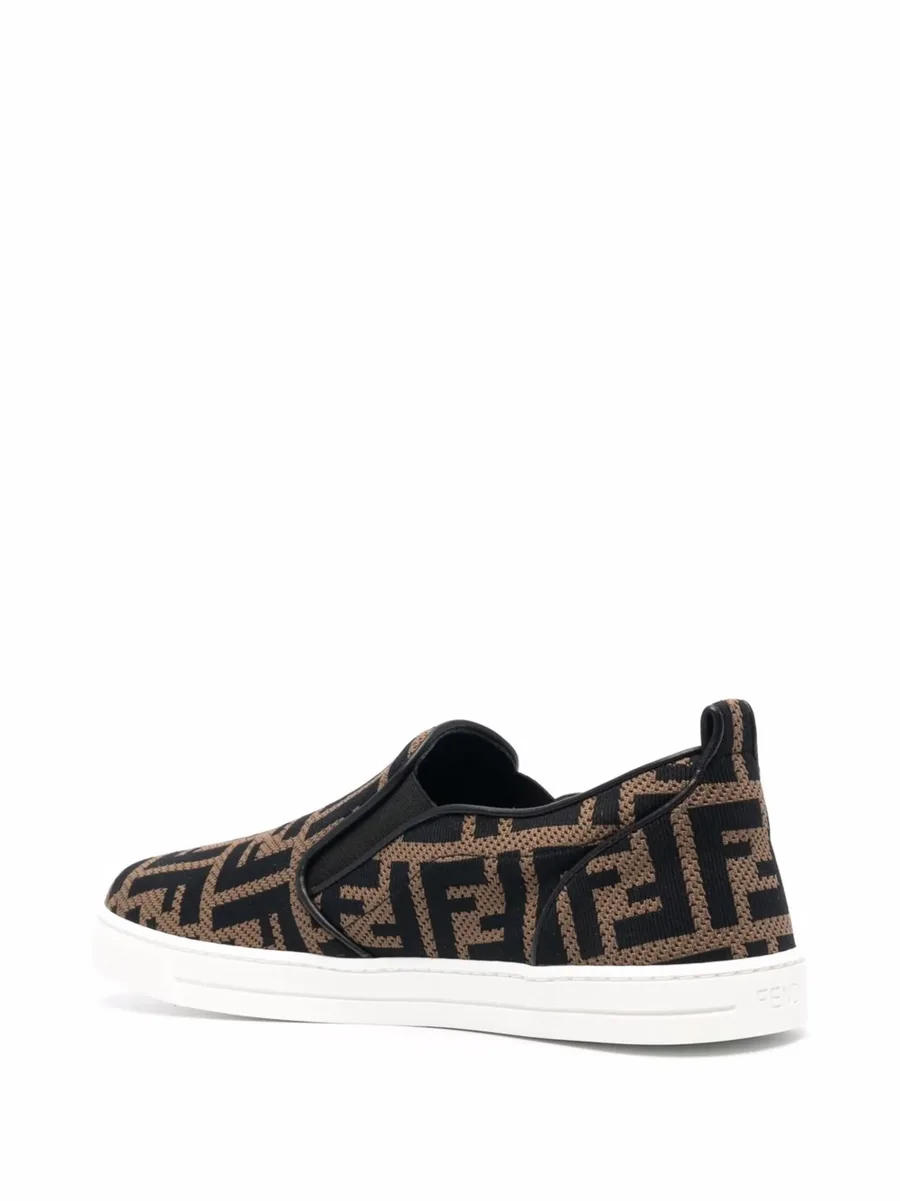 FF-logo slip-on sneakers 5