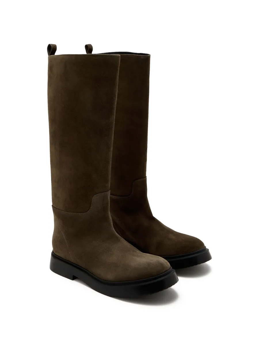 Bank suede knee boots 4