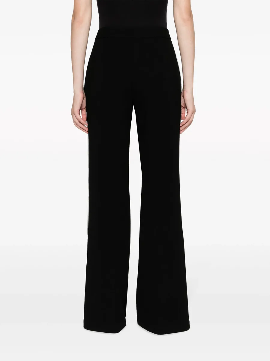 striped flared trousers 7