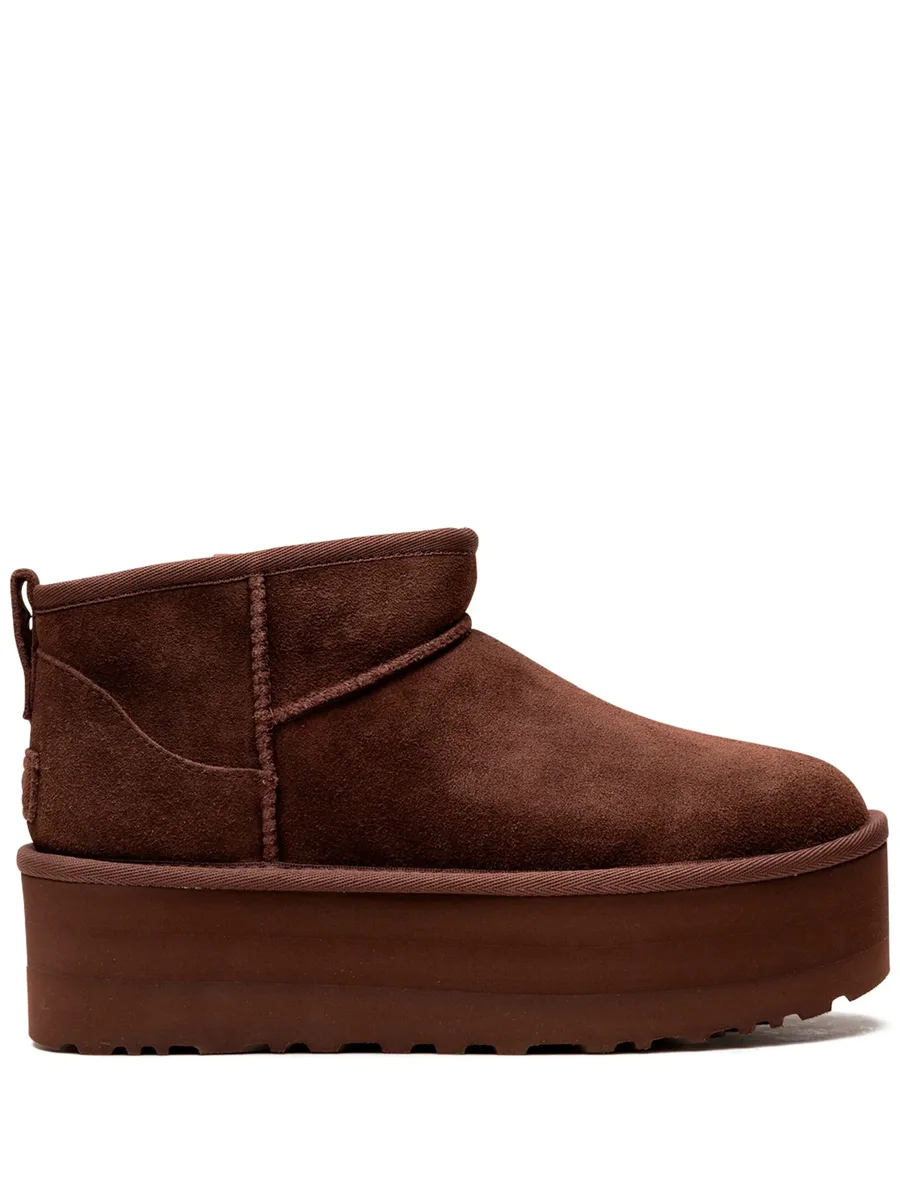 угги Classic Ultra Mini Platform Pearfect Burnt Cedar 2