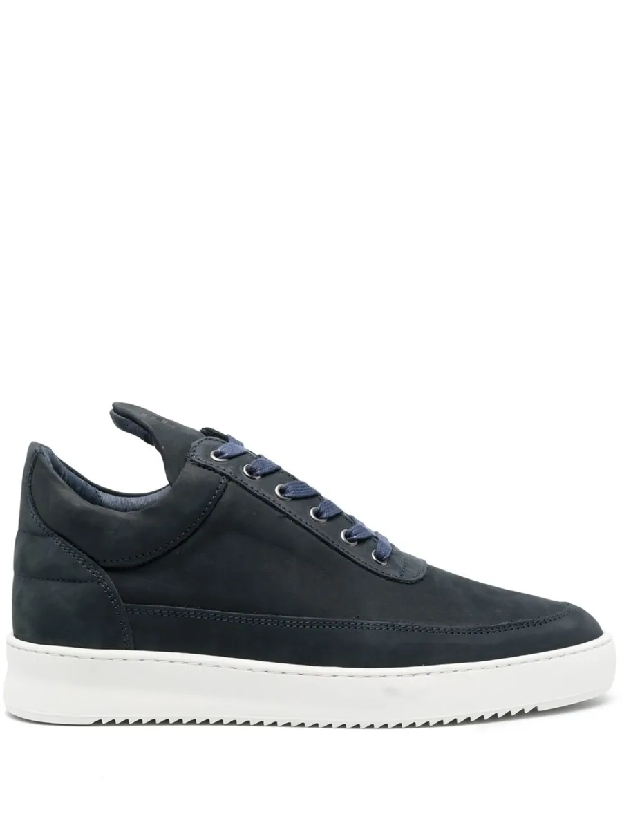 low-top suede sneakers 1