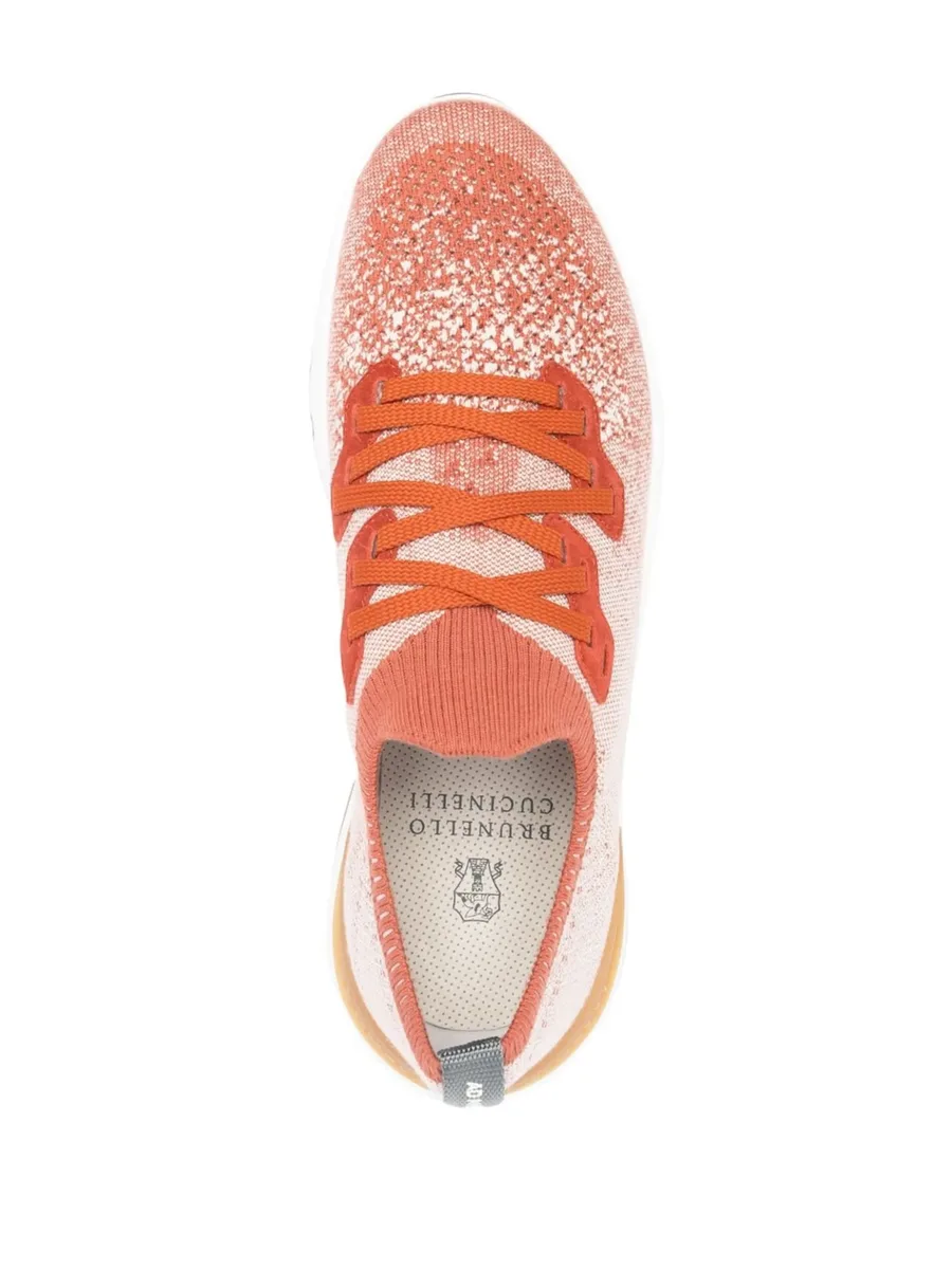 speckled low-top sneakers 8