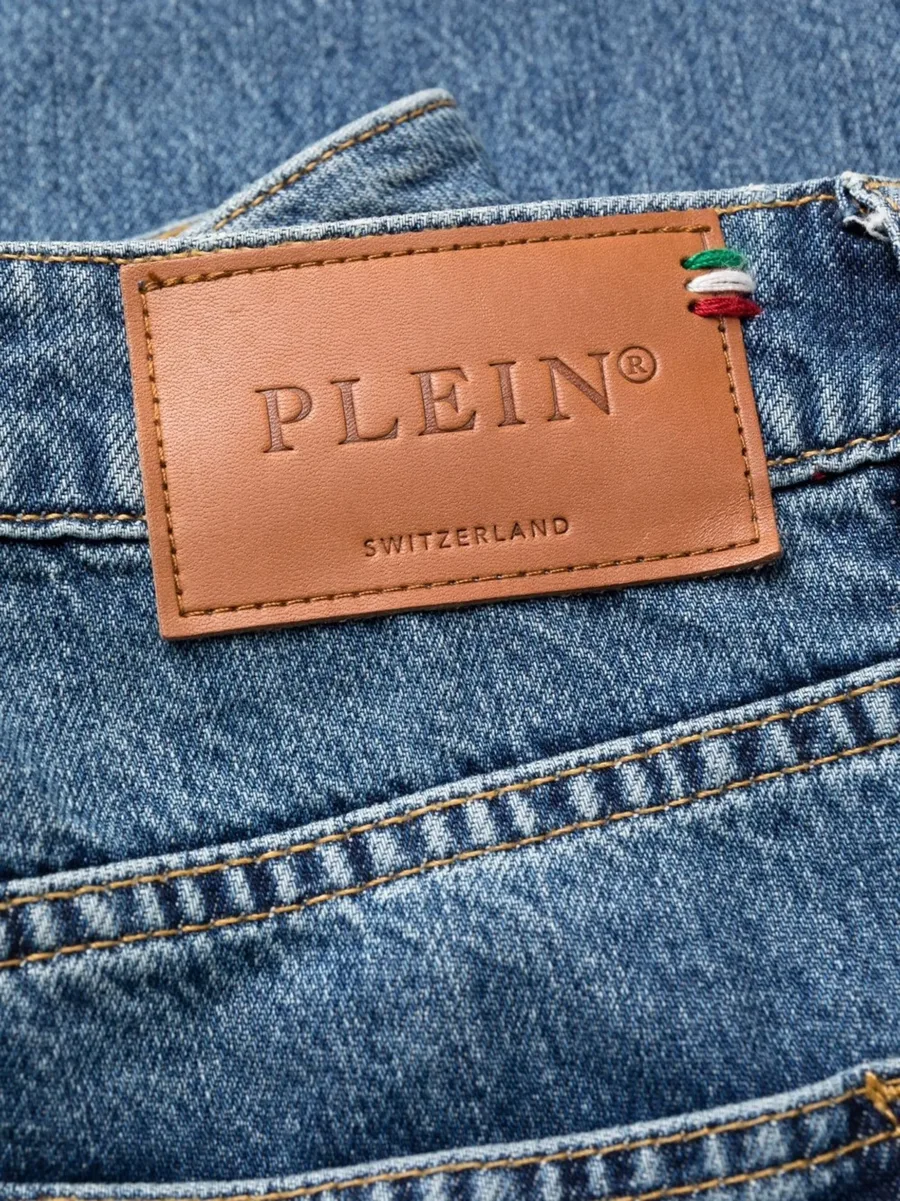 Iconic Plein wide-leg jeans 11