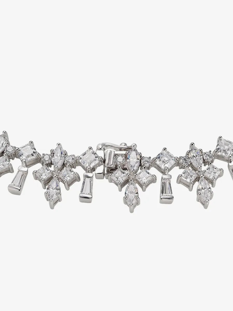колье Diamond Fleur-De-Lys из белого золота с бриллиантами 4