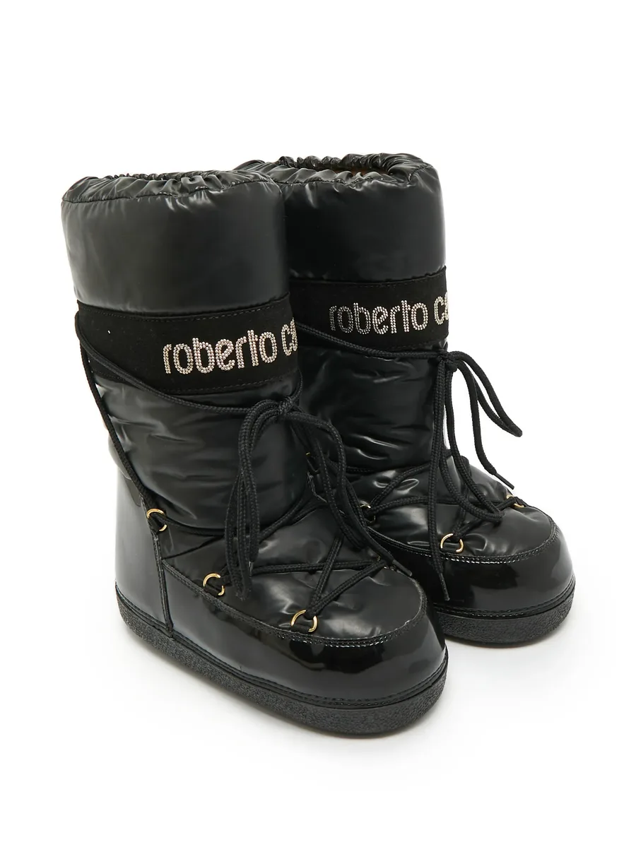 logo-patch snow boots 3