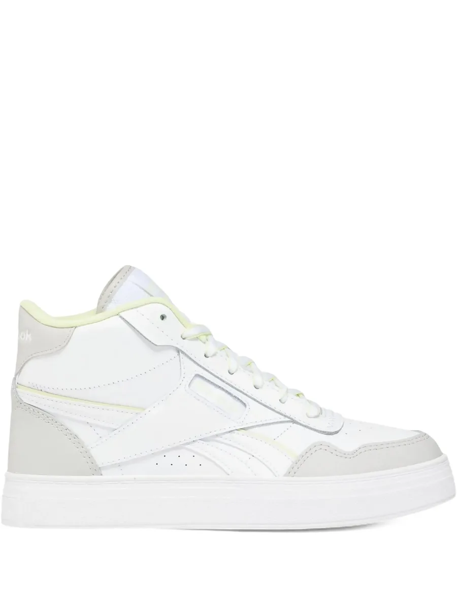 Court Advance Bold  "Footwear White/Steely Fog/Citron Glow" sneakers 1