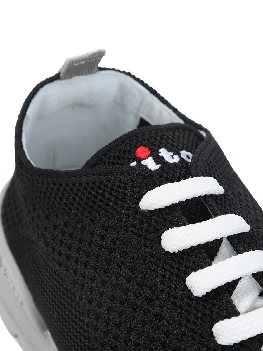 knit lace-up sneakers 5
