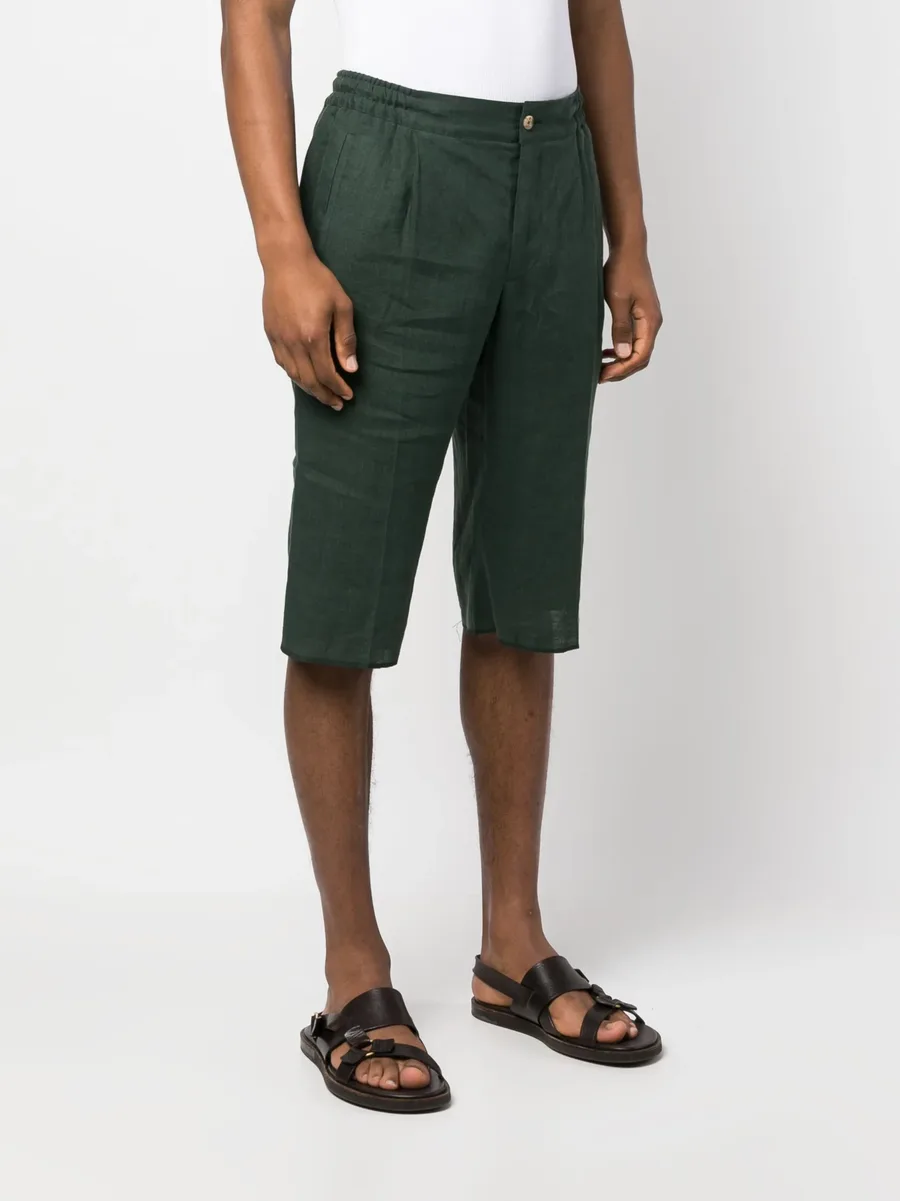 linen Bermuda shorts 6
