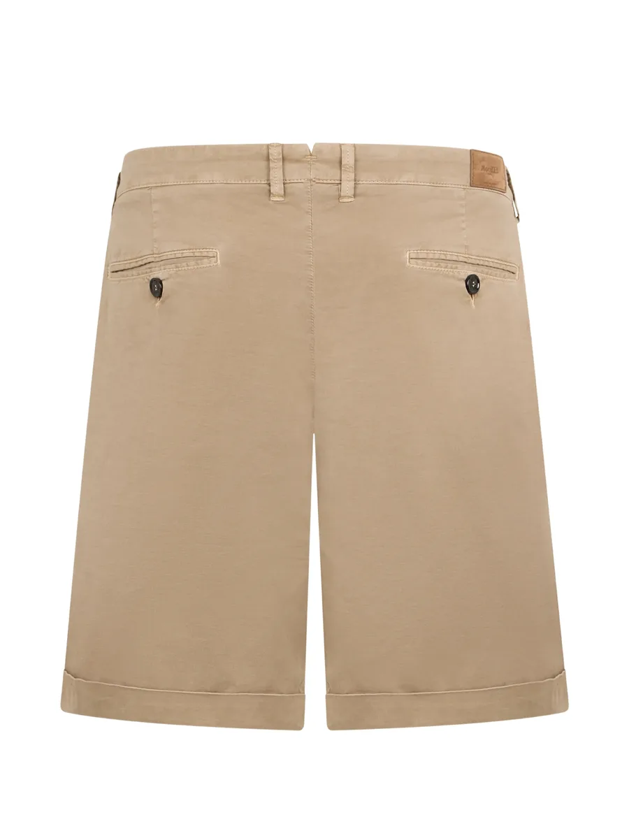 pleat turn-up shorts 3