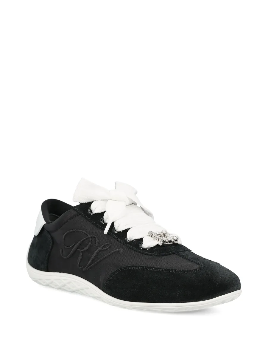 logo-embroidered sneakers 4