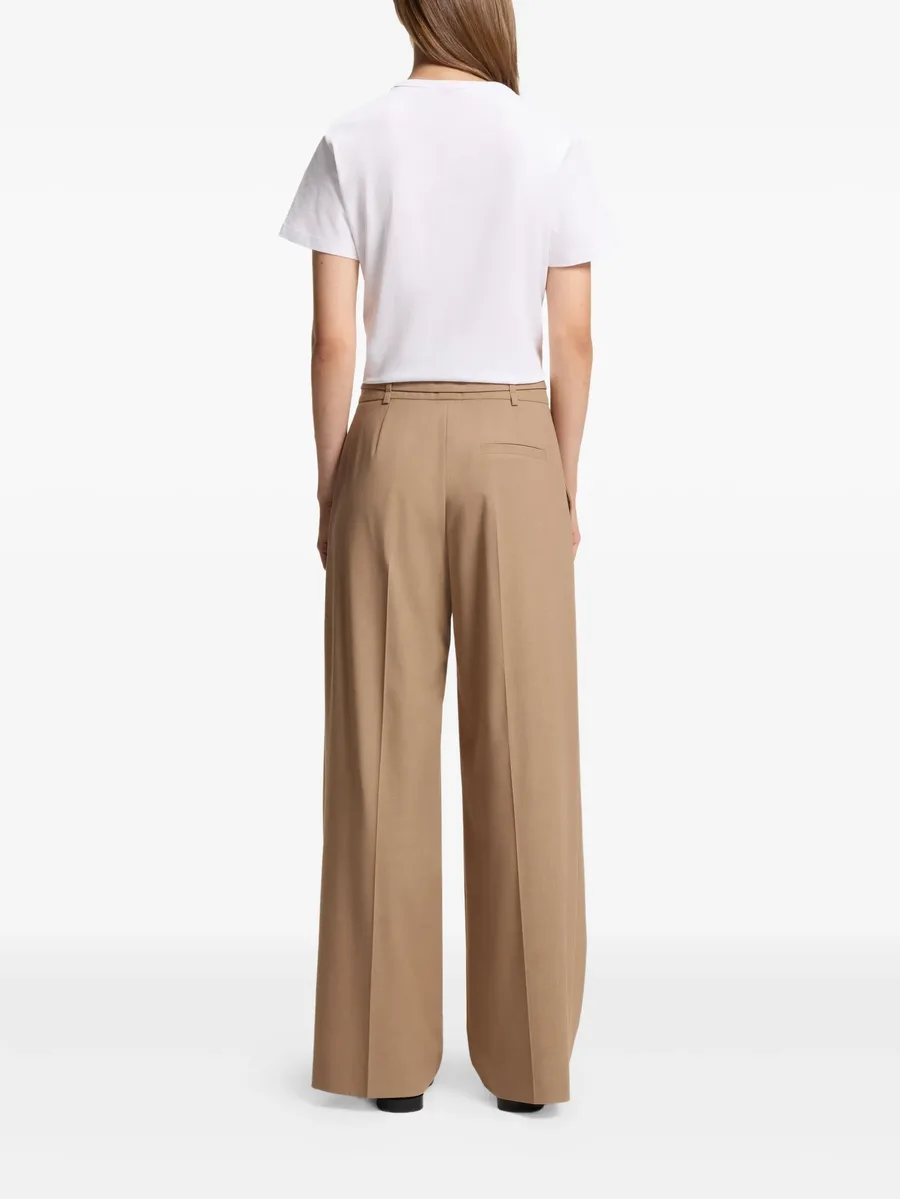 belted-fastening trousers 5