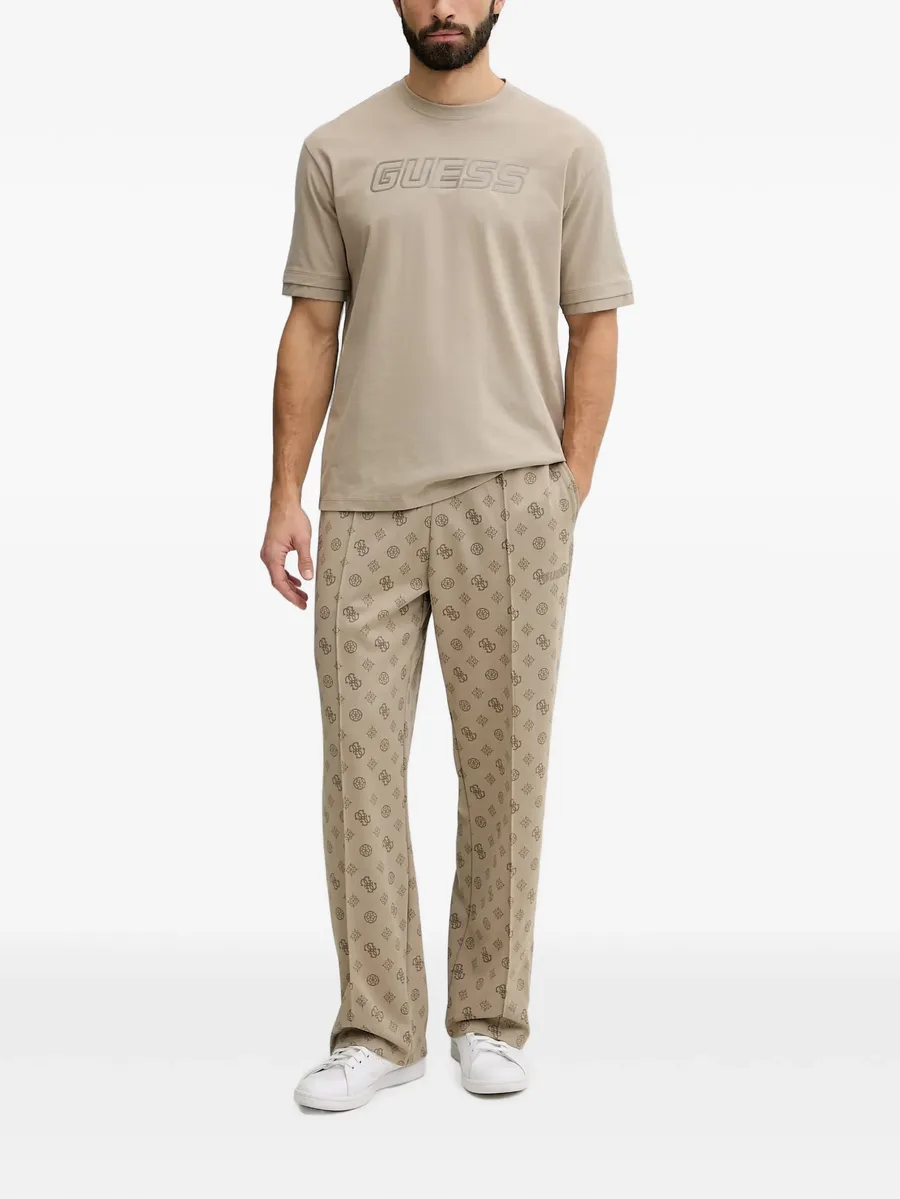 monogram-print track pants 2