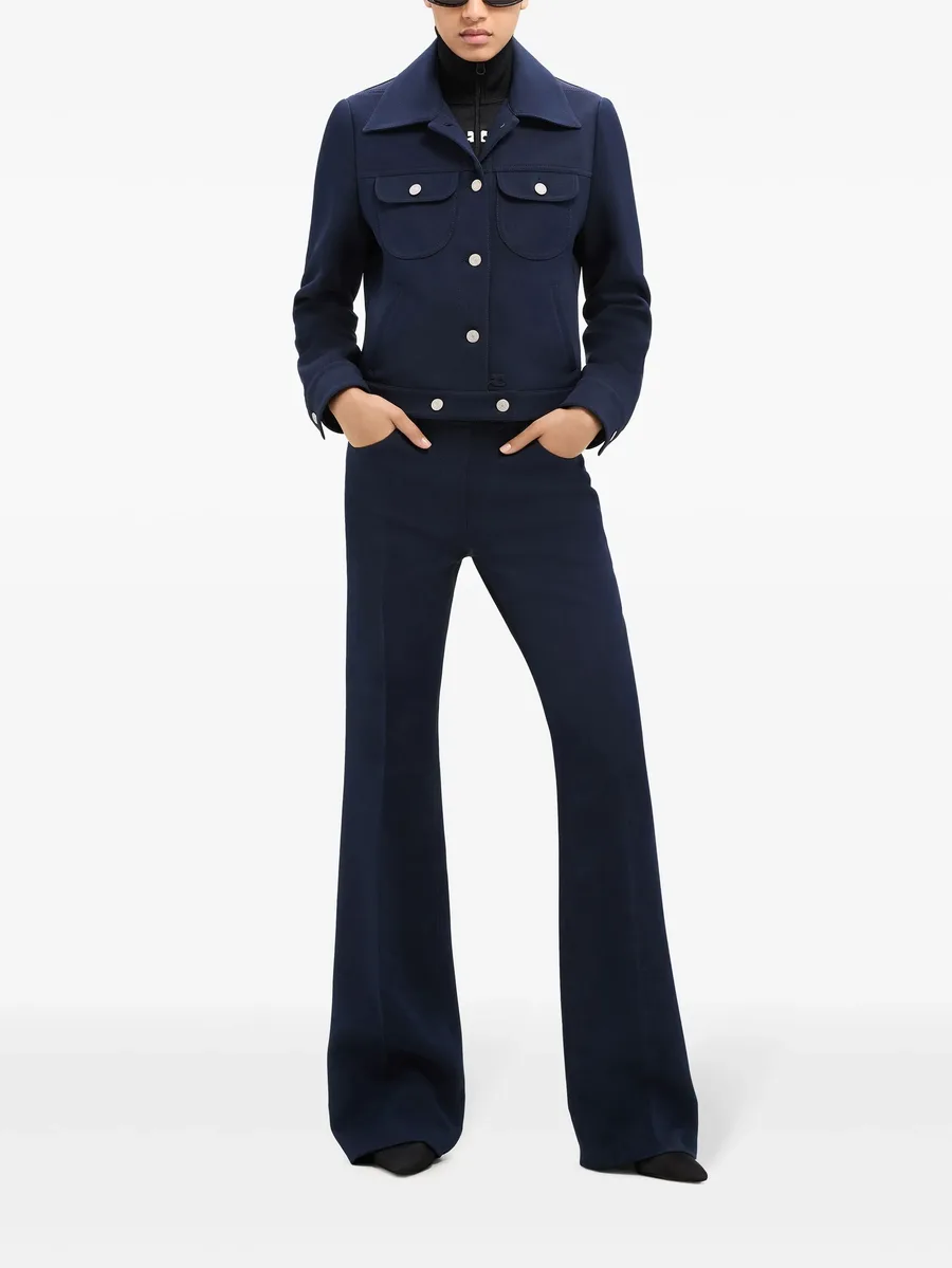Trucker button-fastening twill jacket 3