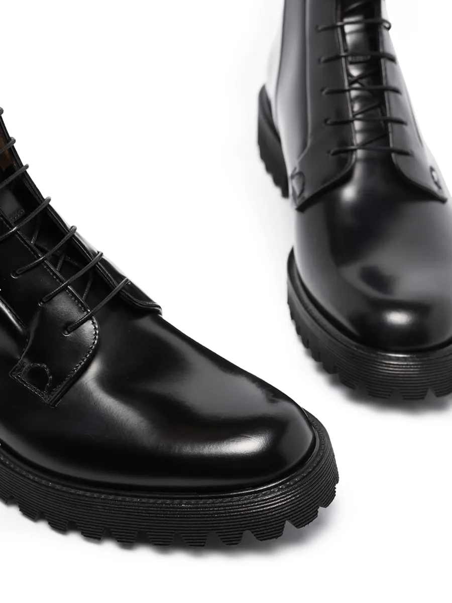 Alexandra flat combat boots 7