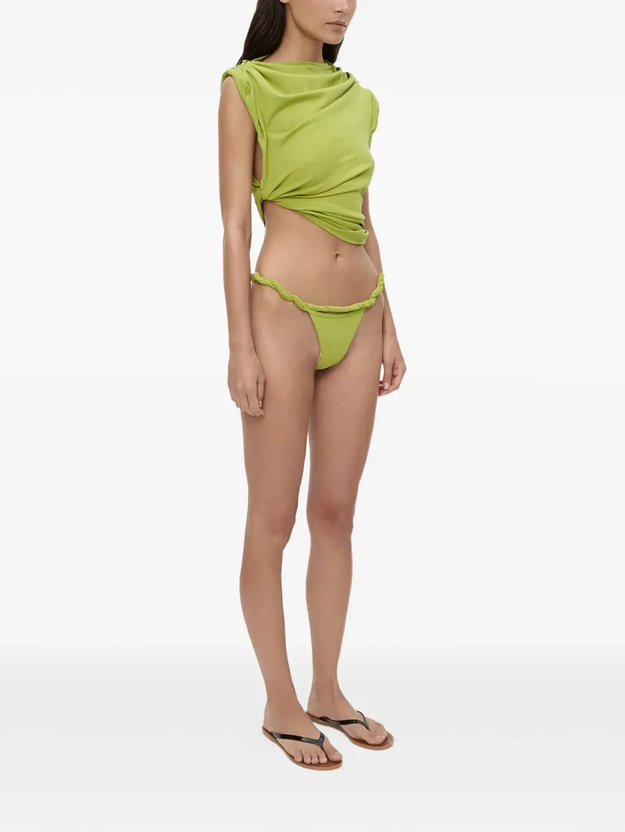 draped asymmetric T-shirt 6