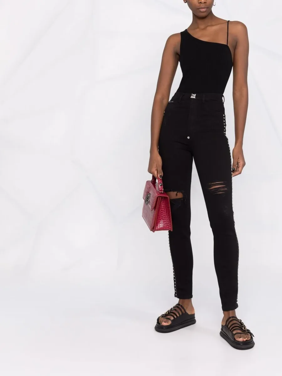 crystal-embellished jeggings 3