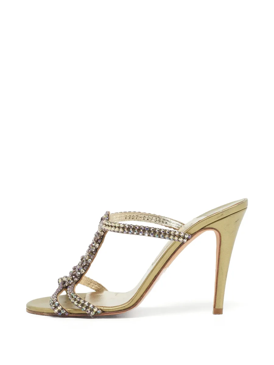 crystal-embellished sandals 7