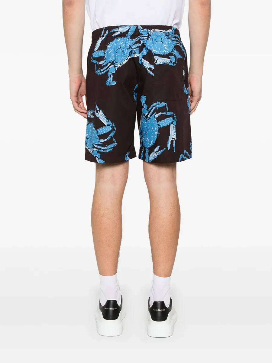 graphic-print shorts 8