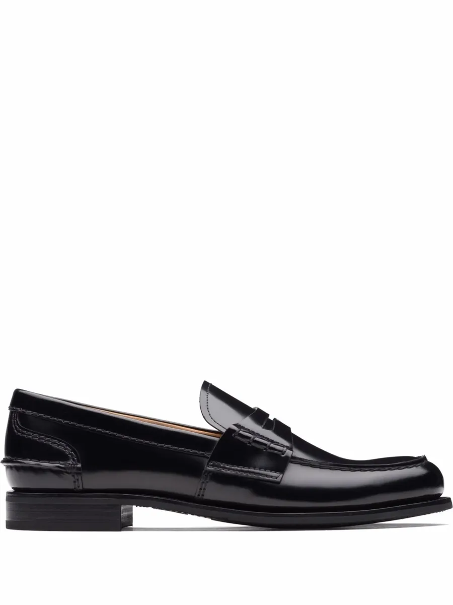 Pembrey W 5 polished fumè loafers 2