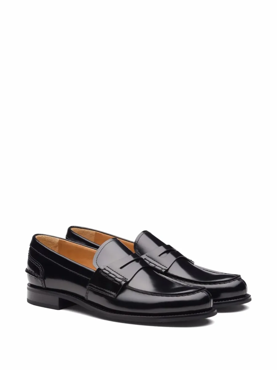 Pembrey W 5 polished fumè loafers 3
