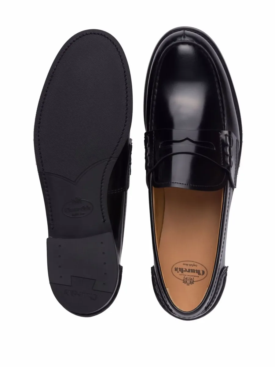 Pembrey W 5 polished fumè loafers 8
