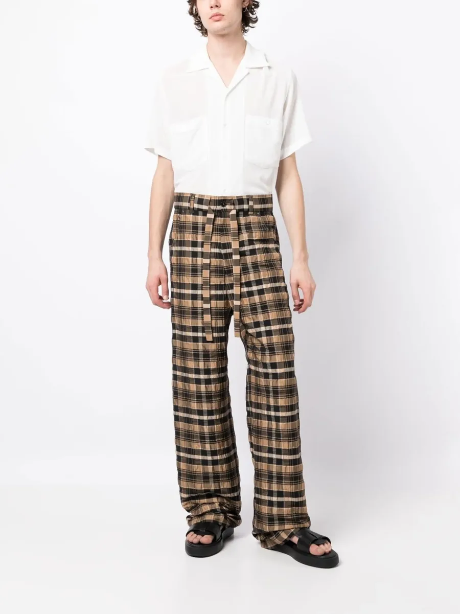 check-print straight-leg trousers 3