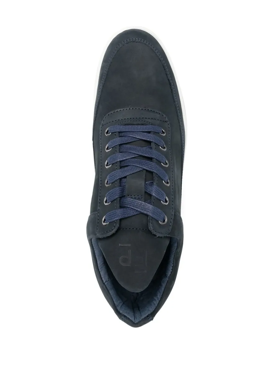 low-top suede sneakers 7