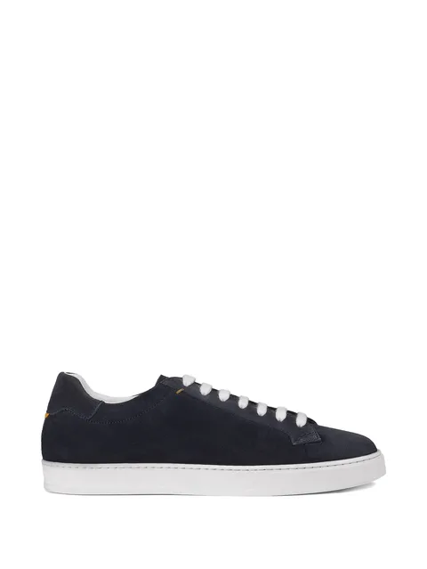suede lace-up sneakers