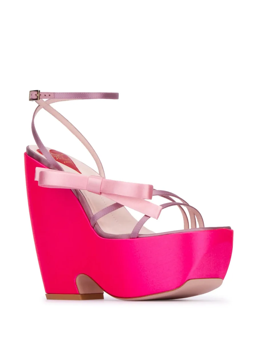 100mm Choc Bow sandals 3