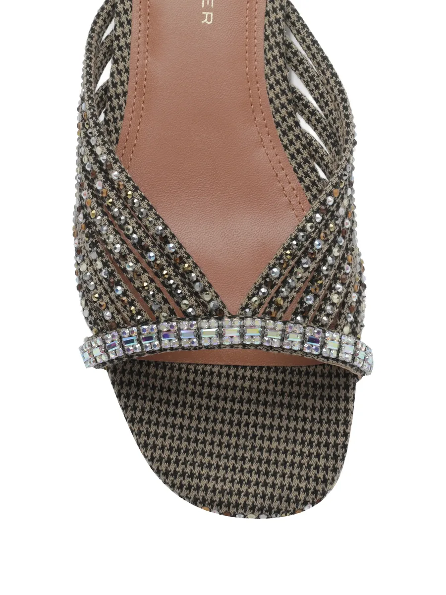 crystal strap flat mules 3
