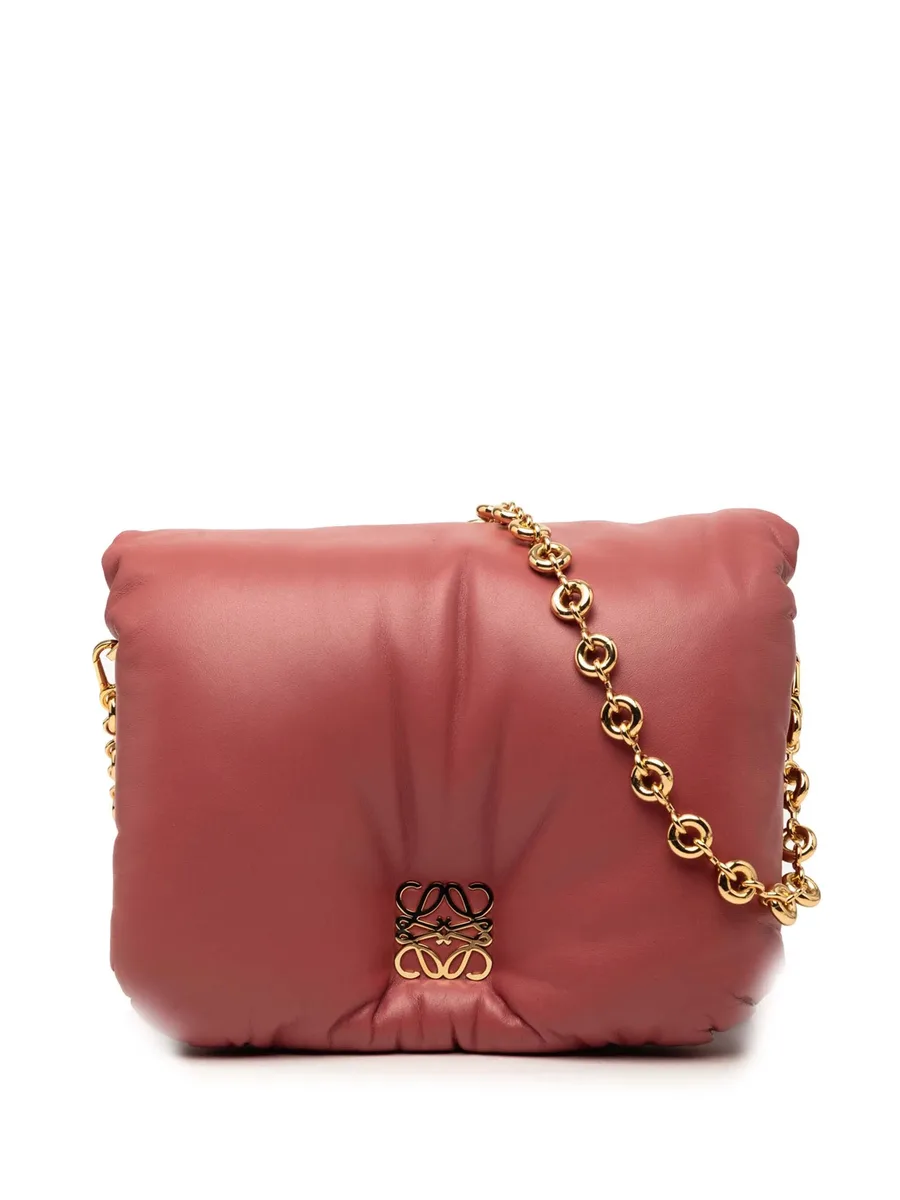 сумка на плечо Shiny Lambskin Goya Puffer Chain Bag (2022 год) 1