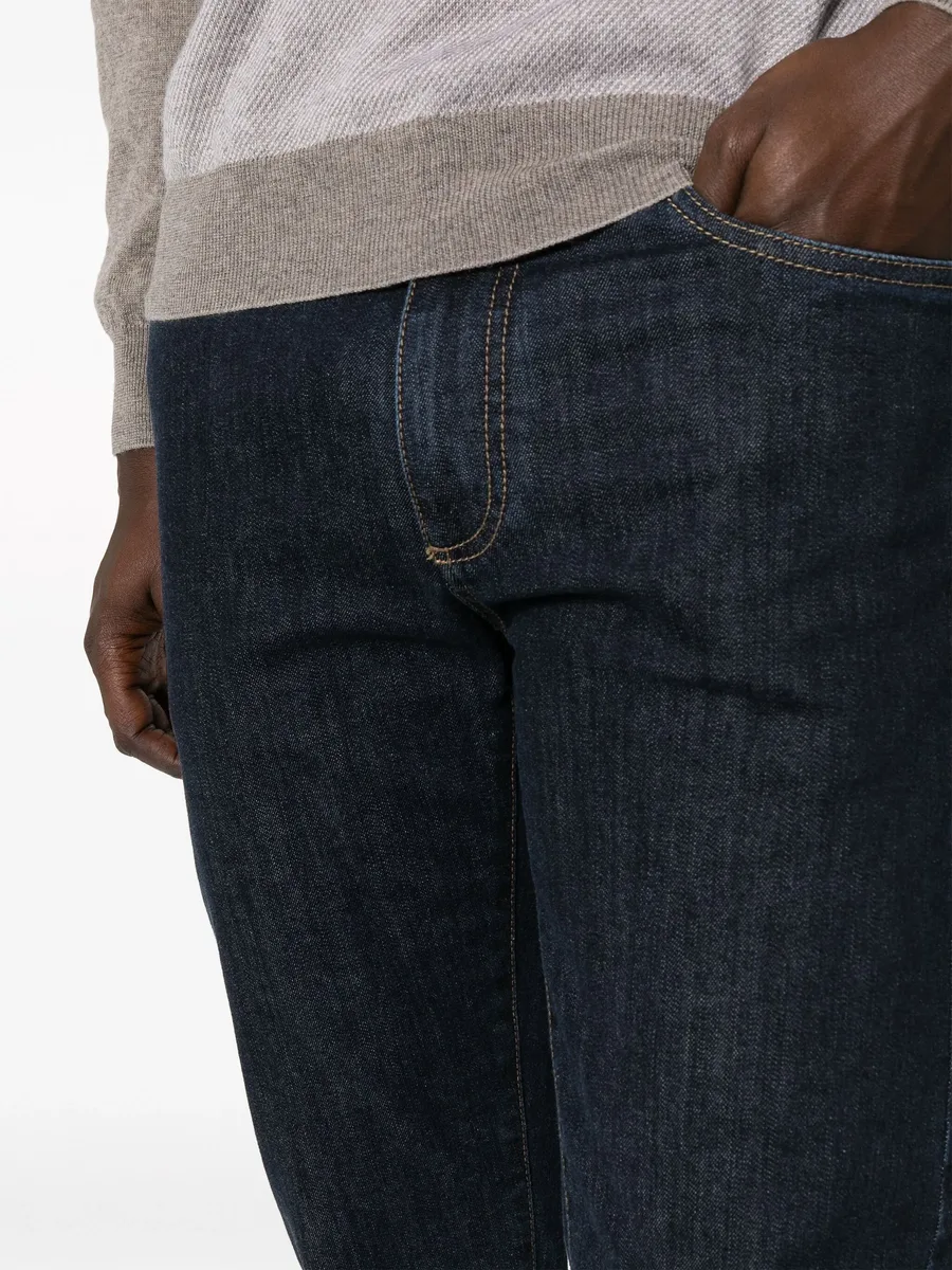 low-rise straight-leg trousers 10