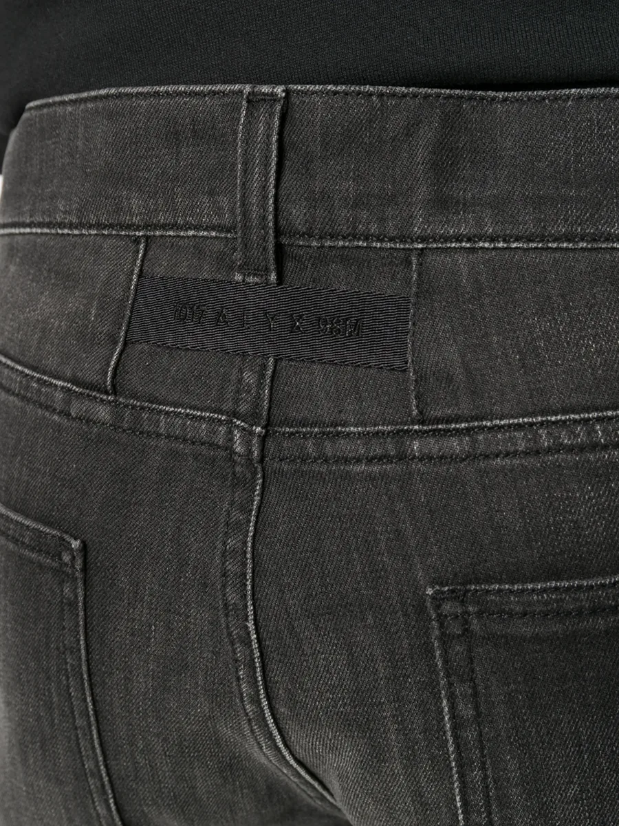denim straight leg jeans 10