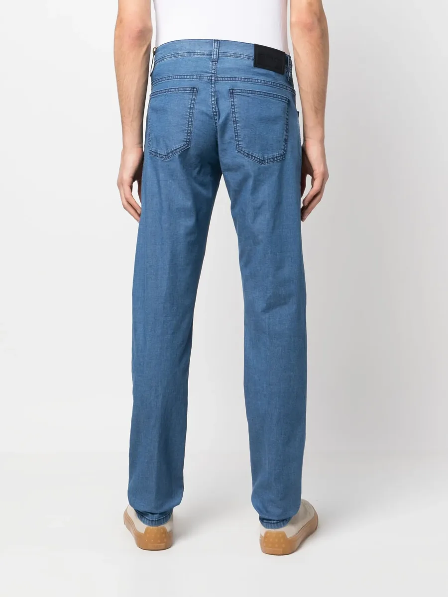 straight-leg denim jeans 8