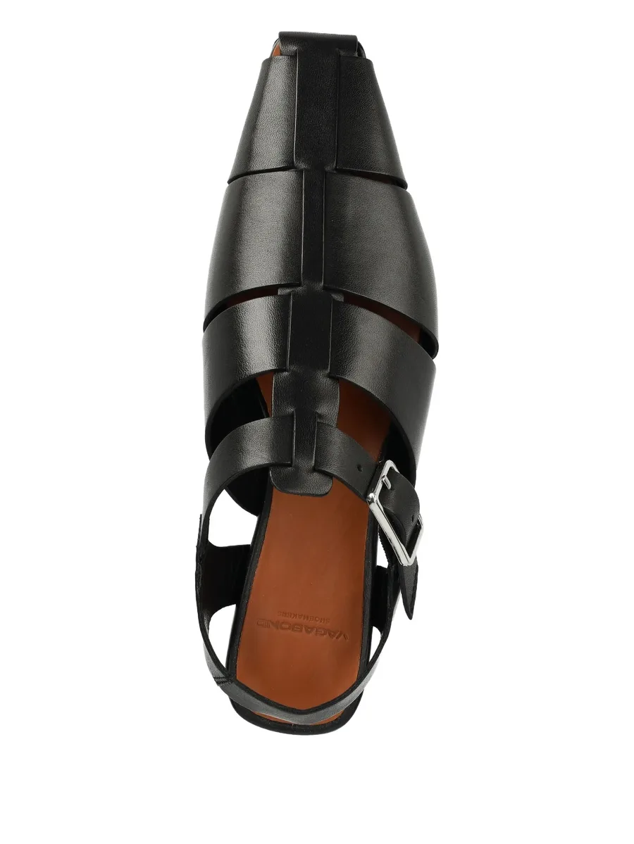 Wioletta buckle-fastening leather sandals 5