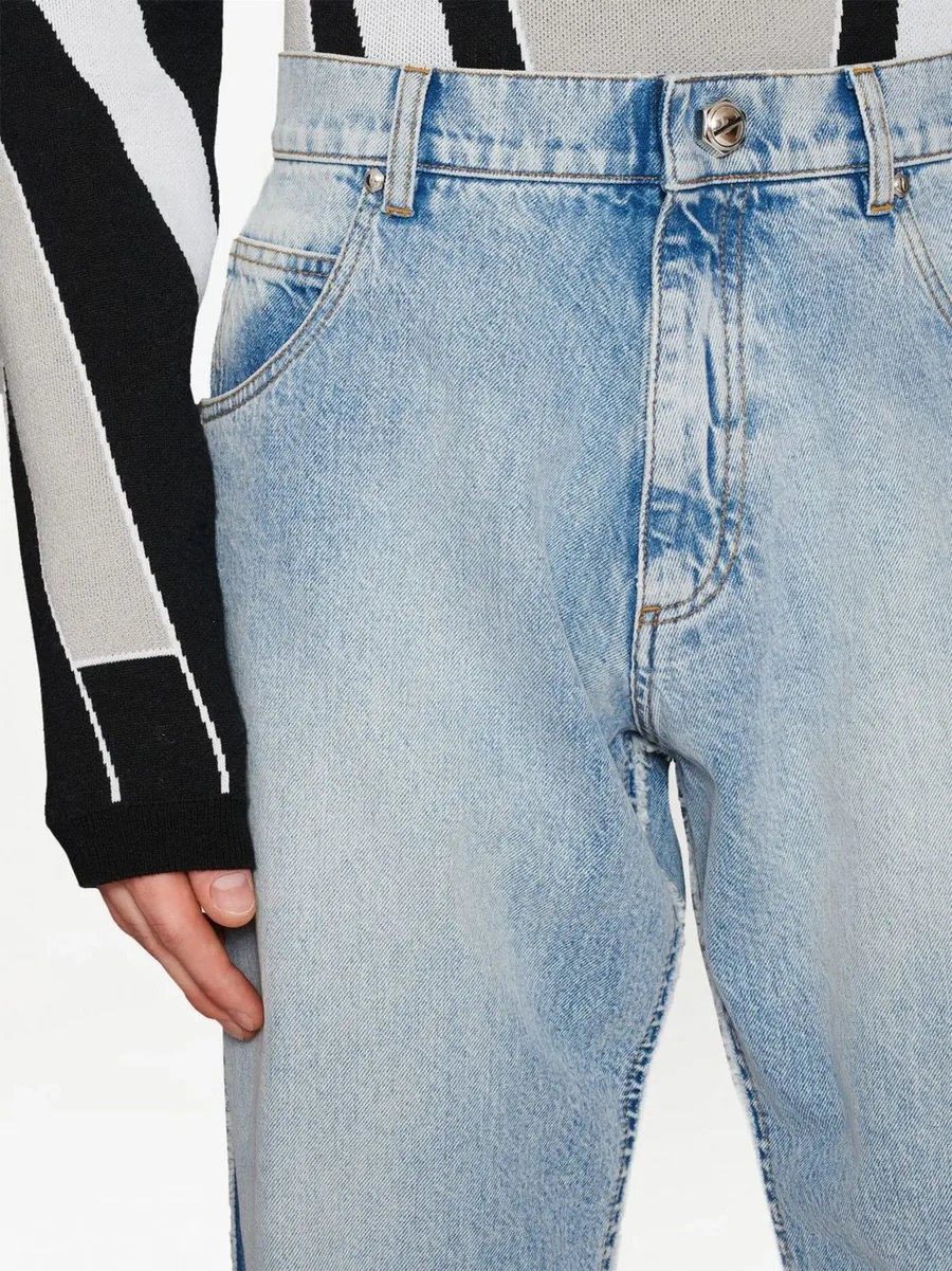 loose-fit straight-leg jeans 10
