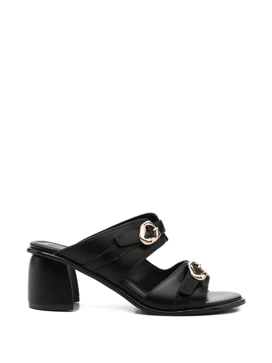 buckle-strap block-heel sandals 1
