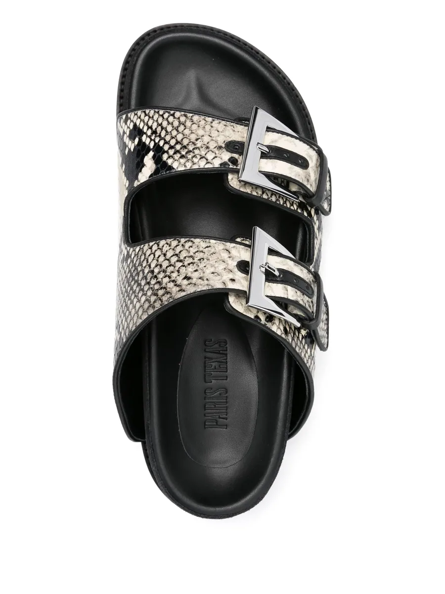 snakeskin sandals 8